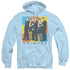 FRIENDS/COLOR BLOCK OF FRIENDS - ADULT PULLOVER HOODIE - LIGHT BLUE