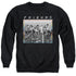 FRIENDS/LUNCH BREAK - ADULT CREWNECK SWEATSHIRT - BLACK