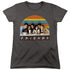 FRIENDS/SODA FOUNTAIN - S/S WOMENS TEE - CHARCOAL
