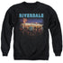 RIVERDALE/UP AT POPS - ADULT CREWNECK SWEATSHIRT - BLACK