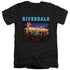 RIVERDALE/UP AT POPS - S/S ADULT V-NECK 30/1 - BLACK