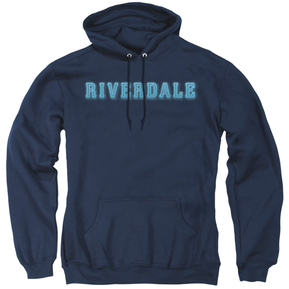 RIVERDALE/RIVERDALE LOGO - ADULT PULLOVER HOODIE - NAVY