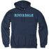 RIVERDALE/RIVERDALE LOGO - ADULT PULLOVER HOODIE - NAVY