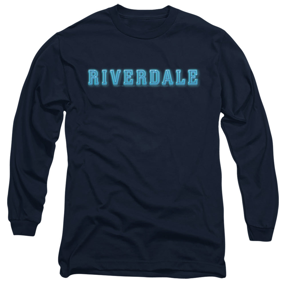 RIVERDALE/RIVERDALE LOGO - L/S ADULT 18/1 - NAVY