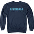 RIVERDALE/RIVERDALE LOGO - ADULT CREWNECK SWEATSHIRT - NAVY