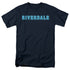 RIVERDALE/RIVERDALE LOGO - S/S ADULT 18/1 - NAVY