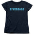 RIVERDALE/RIVERDALE LOGO - S/S WOMENS TEE - NAVY