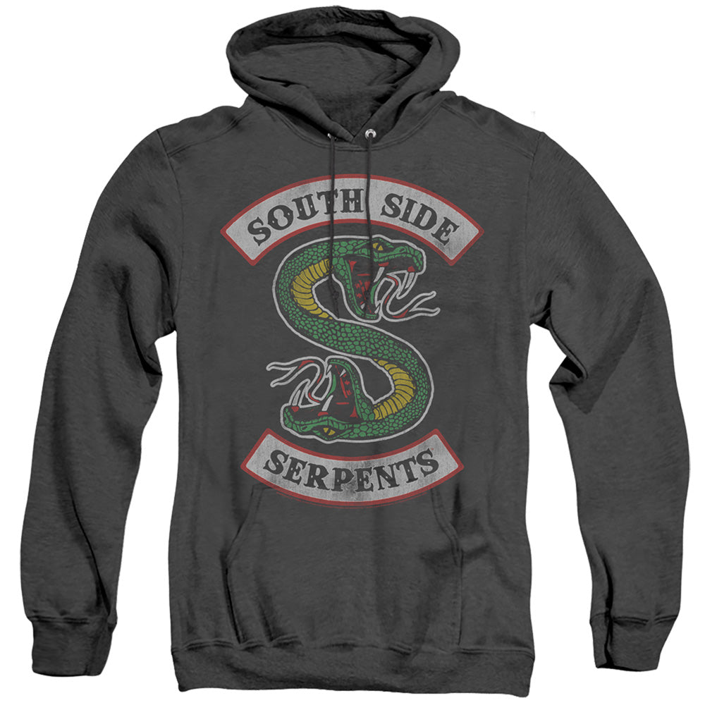 RIVERDALE/SOUTH SIDE SERPENT - ADULT HEATHER HOODIE - BLACK