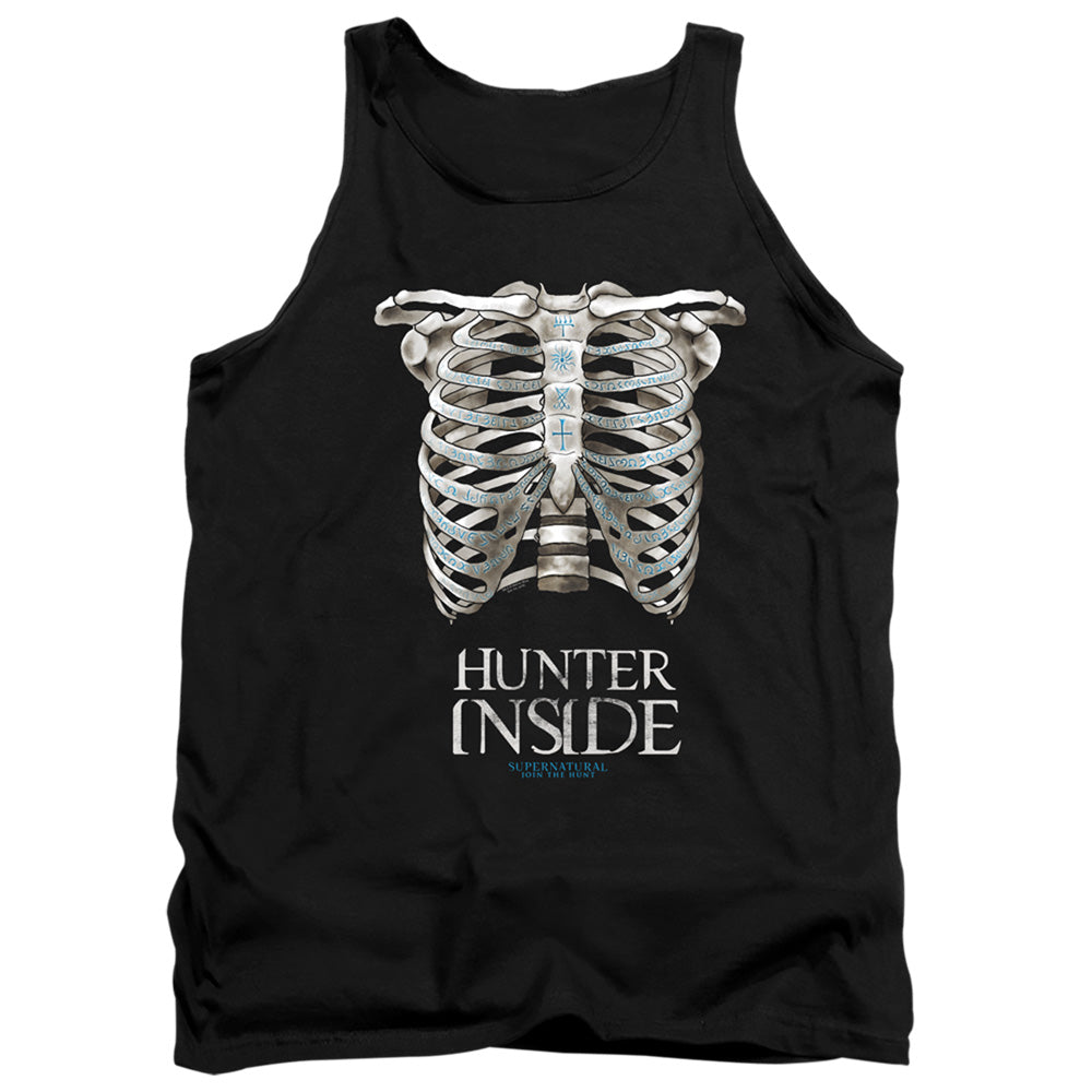 SUPERNATURAL/HUNTER INSIDE - ADULT TANK - BLACK