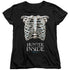 SUPERNATURAL/HUNTER INSIDE - S/S WOMENS TEE - BLACK