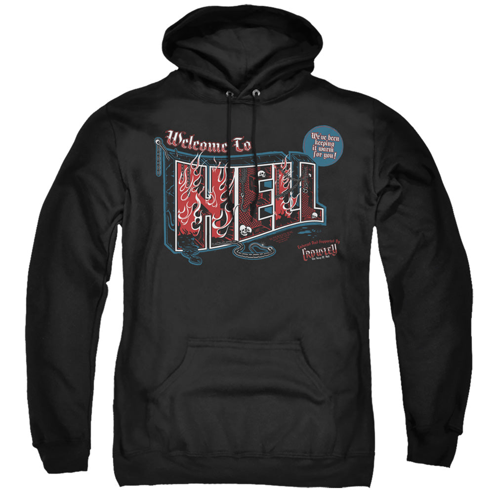 SUPERNATURAL/WELCOME - ADULT PULLOVER HOODIE - BLACK