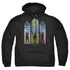 SUPERNATURAL/STAINED GLASS - ADULT PULLOVER HOODIE - BLACK