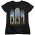 SUPERNATURAL/STAINED GLASS - S/S WOMENS TEE - BLACK