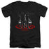 SUPERNATURAL/SILHOUETTES - S/S ADULT V-NECK 30/1 - BLACK