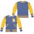 RIVERDALE/VARSITY JACKET (FRONT/BACK PRINT) - L/S ADULT POLY CREW  - MULTI
