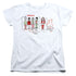 BIG BANG THEORY/BAZINGA EQUATION - S/S WOMENS TEE - WHITE