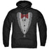 BIG BANG THEORY/PIXELATED TUX - ADULT PULLOVER HOODIE - BLACK