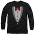 BIG BANG THEORY/PIXELATED TUX - L/S ADULT 18/1 - BLACK