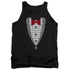 BIG BANG THEORY/PIXELATED TUX - ADULT TANK - BLACK