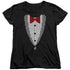 BIG BANG THEORY/PIXELATED TUX - S/S WOMENS TEE - BLACK