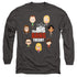 BIG BANG THEORY/EMOJIS - L/S ADULT 18/1 - CHARCOAL