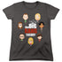 BIG BANG THEORY/EMOJIS - S/S WOMENS TEE - CHARCOAL