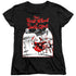 THE YEAR WITHOUT A SANTA CLAUS/SANTA POSTER - S/S WOMENS TEE - BLACK