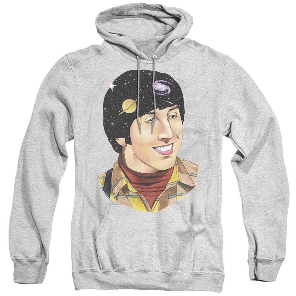 BIG BANG THEORY/HOWARD SPACE - ADULT PULLOVER HOODIE - ATHLETIC HEATHER