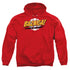 BIG BANG THEORY/BAZINGA - ADULT PULLOVER HOODIE - RED