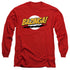 BIG BANG THEORY/BAZINGA - L/S ADULT 18/1 - RED