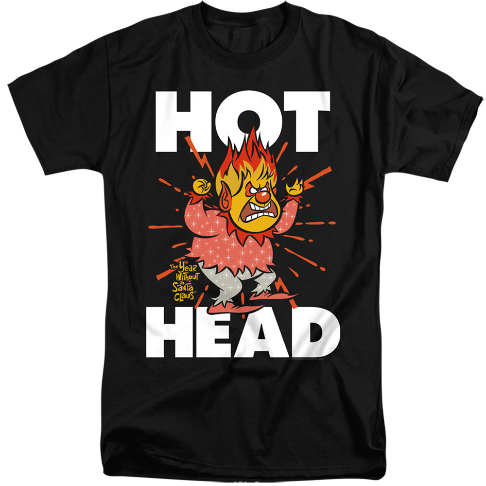 THE YEAR WITHOUT A SANTA CLAUS/HOT HEAD - S/S ADULT TALL 18/1 - BLACK