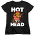 THE YEAR WITHOUT A SANTA CLAUS/HOT HEAD - S/S WOMENS TEE - BLACK