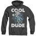 THE YEAR WITHOUT A SANTA CLAUS/COOL DUDE - ADULT HEATHER HOODIE - BLACK