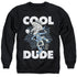 THE YEAR WITHOUT A SANTA CLAUS/COOL DUDE - ADULT CREWNECK SWEATSHIRT - BLACK