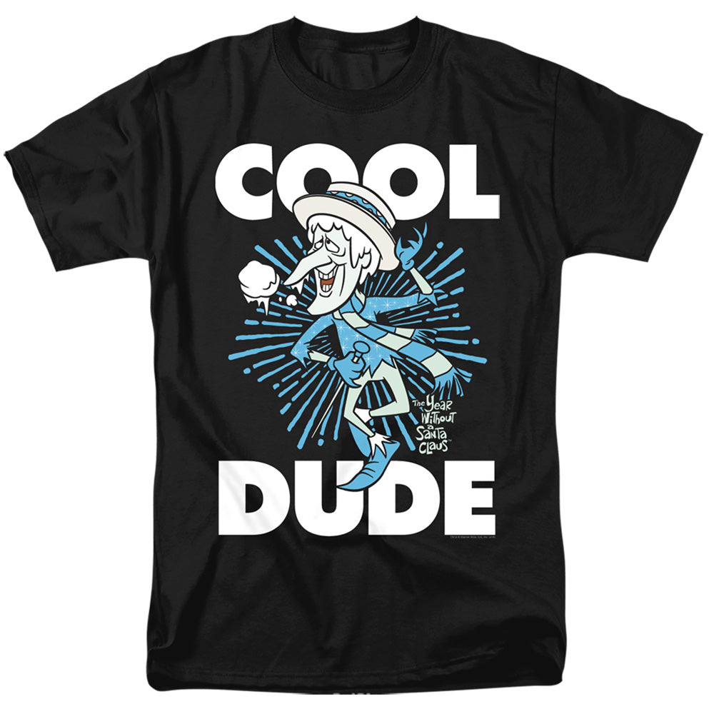 THE YEAR WITHOUT A SANTA CLAUS/COOL DUDE - S/S ADULT 18/1 - BLACK