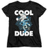 THE YEAR WITHOUT A SANTA CLAUS/COOL DUDE - S/S WOMENS TEE - BLACK