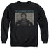 SUPERNATURAL/DEAN MUG SHOT - ADULT CREWNECK SWEATSHIRT - BLACK