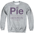SUPERNATURAL/PIE - ADULT CREWNECK SWEATSHIRT - ATHLETIC HEATHER
