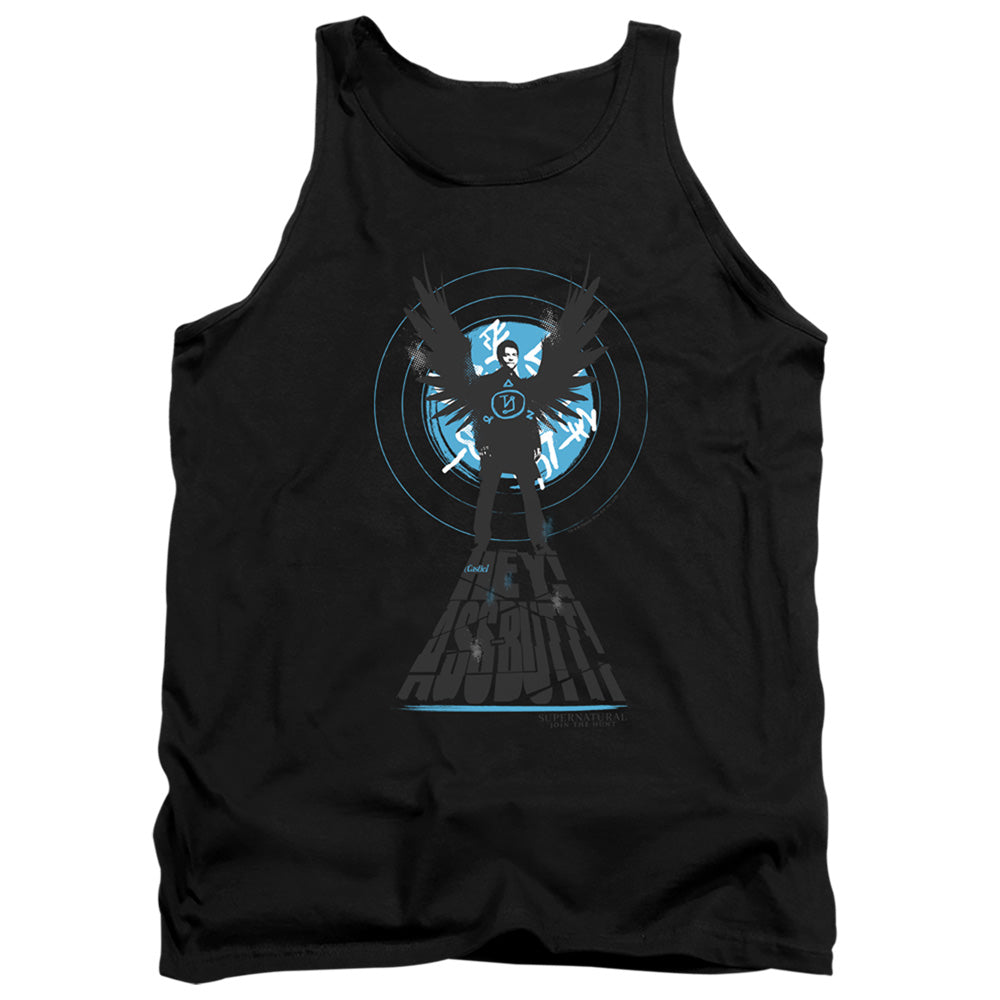 SUPERNATURAL/HEY ASS BUTT - ADULT TANK - BLACK