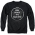 SUPERNATURAL/STAY INSIDE THE SALT RING - ADULT CREWNECK SWEATSHIRT - BLACK