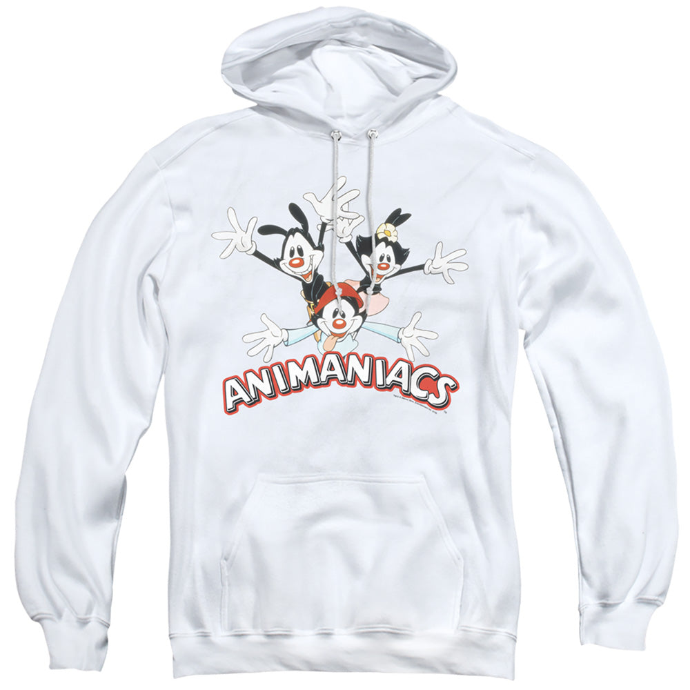 ANIMANIACS/ANIMANIACS TRIO - ADULT PULLOVER HOODIE - WHITE