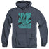 ANIMANIACS/POP WAKKO - ADULT HEATHER HOODIE - NAVY
