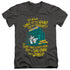 PINKY AND THE BRAIN/THE WORLD - S/S ADULT V-NECK 30/1 - CHARCOAL