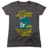 PINKY AND THE BRAIN/THE WORLD - S/S WOMENS TEE - CHARCOAL