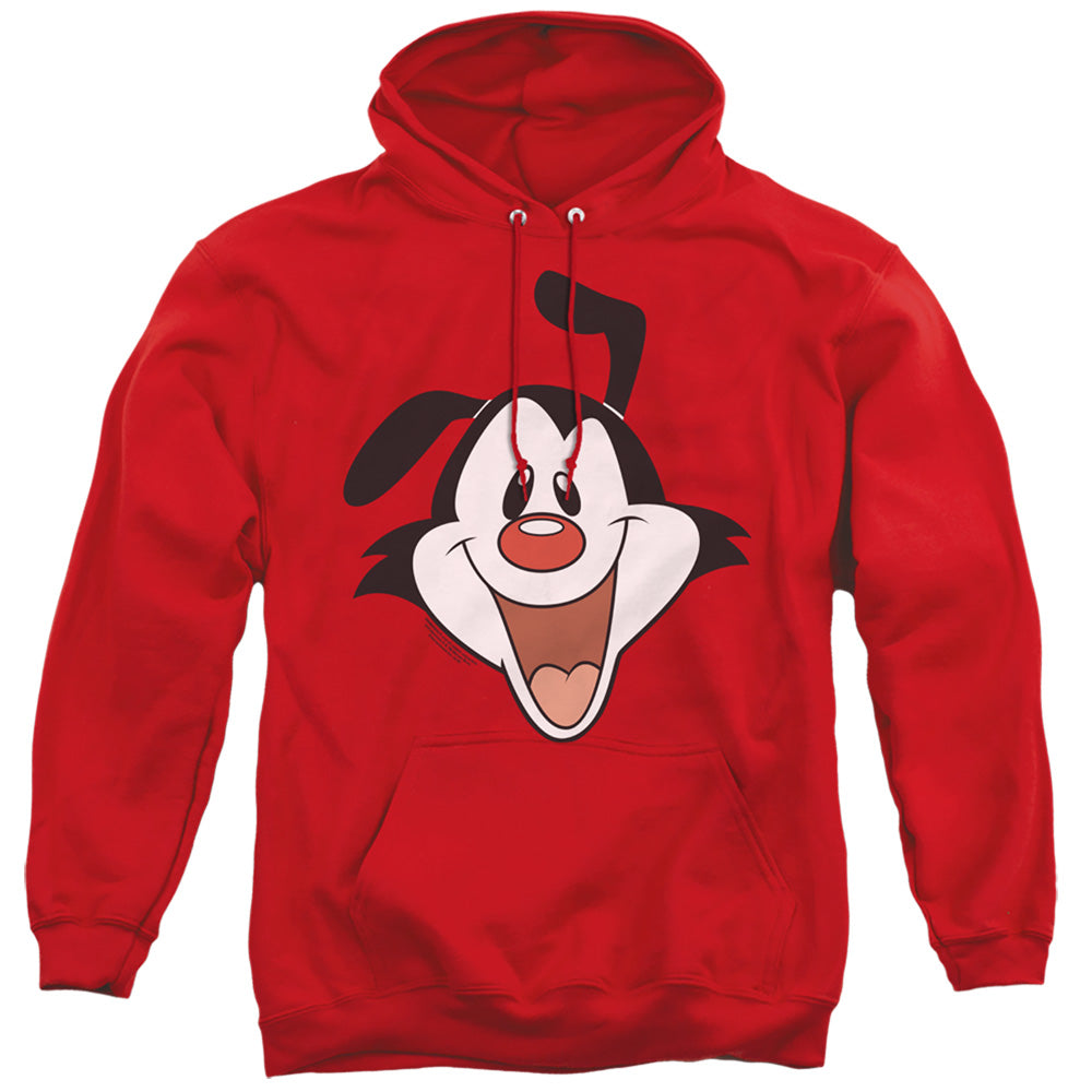 ANIMANIACS/YAKKO HEAD - ADULT PULLOVER HOODIE - RED