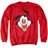 ANIMANIACS/YAKKO HEAD - ADULT CREWNECK SWEATSHIRT - RED