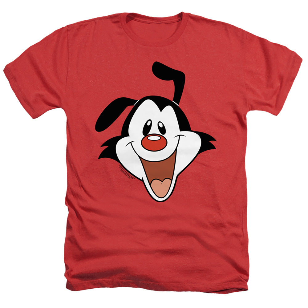 ANIMANIACS/YAKKO HEAD - ADULT HEATHER - RED