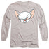 PINKY AND THE BRAIN/BRAIN - L/S ADULT 18/1 - SILVER