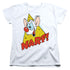 PINKY AND THE BRAIN/NARF - S/S WOMENS TEE - WHITE