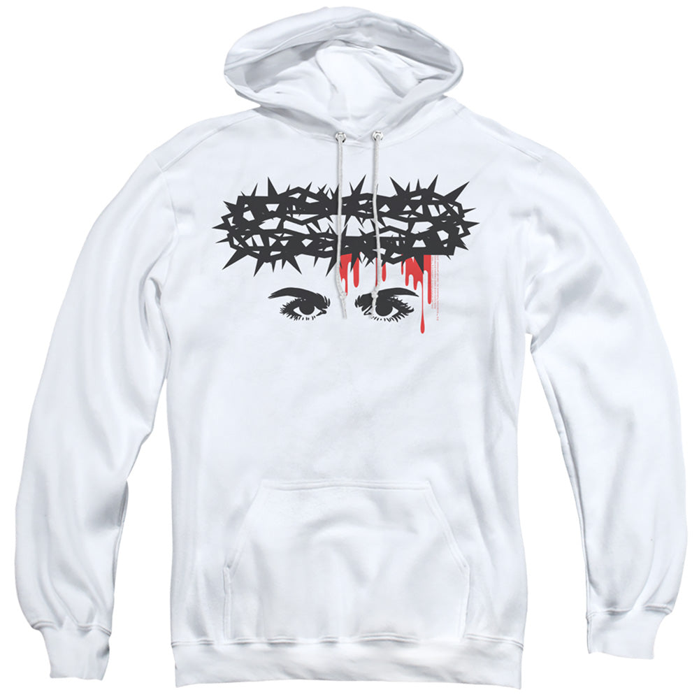 CHILLING ADVENTURES OF SABRINA/CROWN OF THORNS - ADULT PULLOVER HOODIE - WHITE
